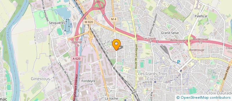 localisation de l'entreprise MADAME CORALIE JAHN à TOULOUSE