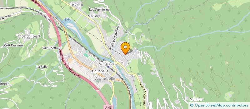 localisation de l'entreprise MADAME CORALIE JALADE  VAL-D'ARC