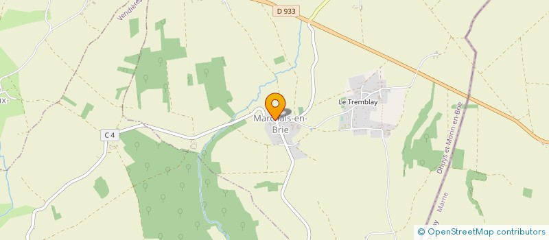 localisation de l'entreprise MADAME CORALIE JAN  DHUYS ET MORIN-EN-BRIE