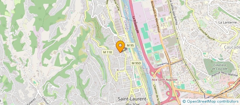 localisation de l'entreprise MADAME CORALIE JEHAN à SAINT-LAURENT-DU-VAR