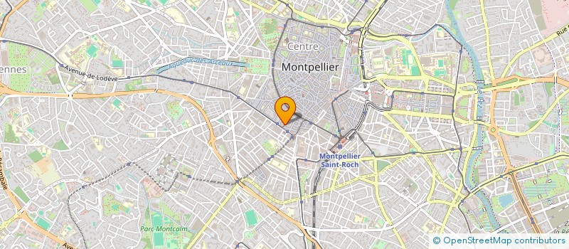localisation de l'entreprise MADAME CORALIE JIBAUD à MONTPELLIER