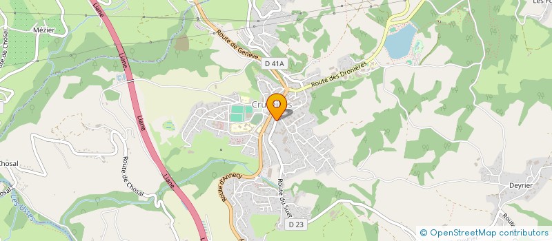 localisation de l'entreprise MADAME CORALIE JIGUET  CRUSEILLES