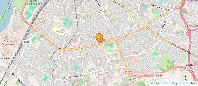 localisation de l'entreprise MADAME CORALIE JOBARD  ANGERS