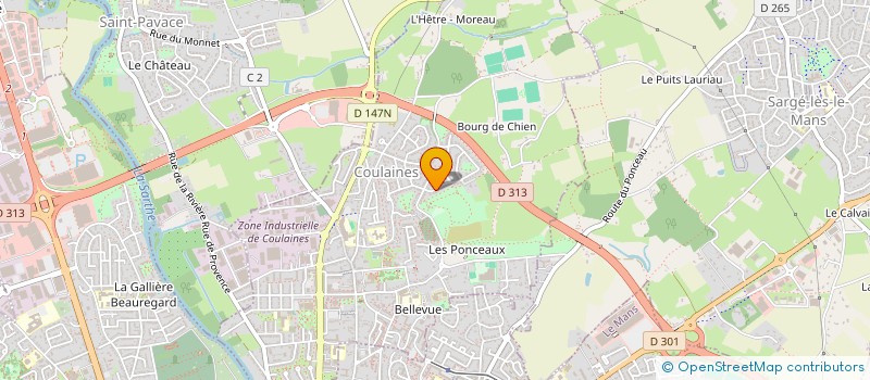 localisation de l'entreprise MADAME CORALIE JOFFE  COULAINES