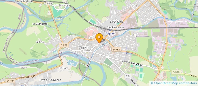 localisation de l'entreprise MADAME CORALIE JOLLY  DIGOIN