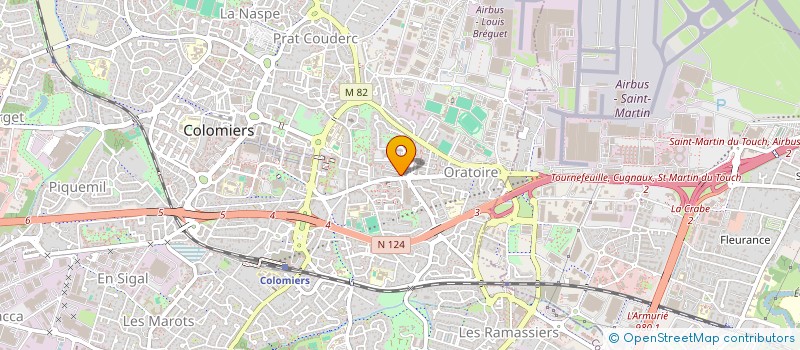 localisation de l'entreprise MADAME CORALIE JONDOT à COLOMIERS