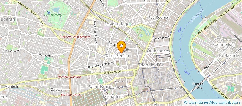 localisation de l'entreprise MADAME CORALIE JOUANDEAU à BORDEAUX