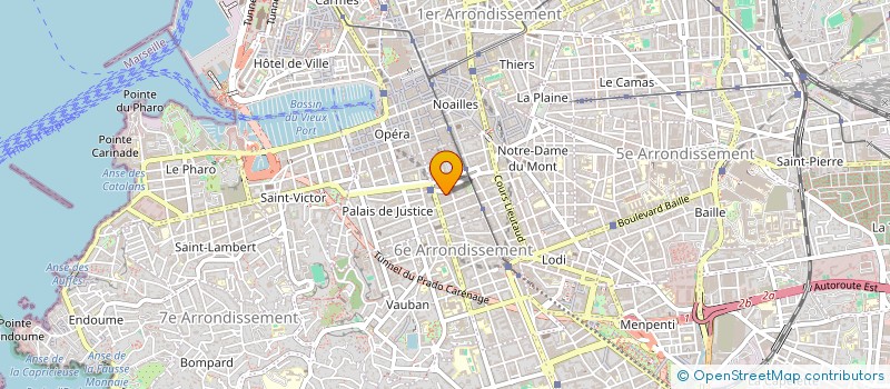 localisation de l'entreprise MADAME CORALIE JULLIAN  MARSEILLE