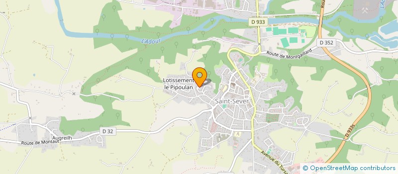 localisation de l'entreprise MADAME CORALIE JUSTES à SAINT-SEVER
