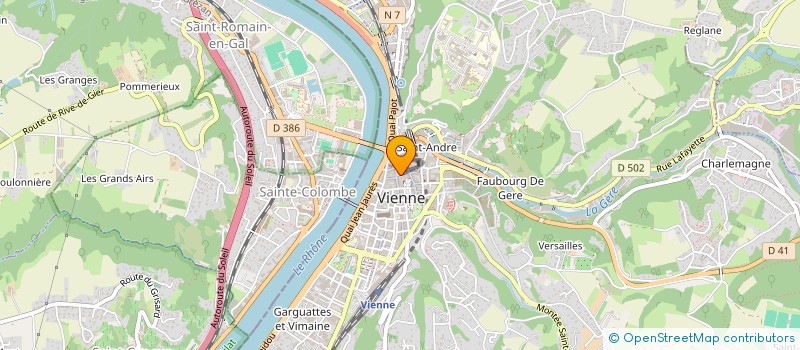 localisation de l'entreprise MADAME CORALIE KERISIT à VIENNE