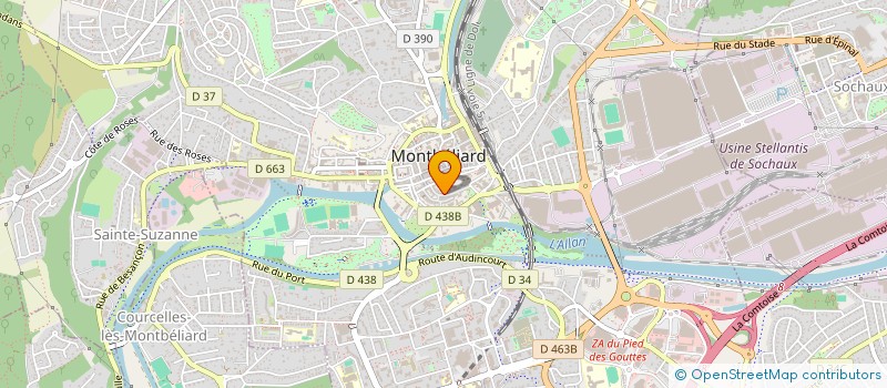 localisation de l'entreprise MADAME CORALIE KOLLAR à MONTBELIARD