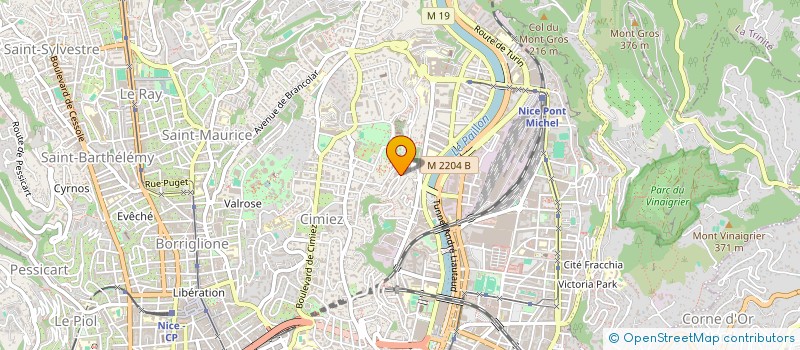 localisation de l'entreprise MADAME CORALIE LABUTTE  NICE