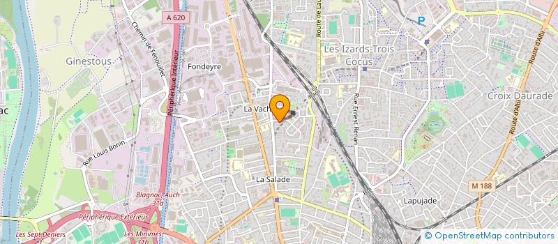 localisation de l'entreprise MADAME CORALIE LACOTTE à TOULOUSE