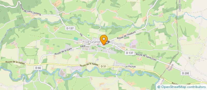 localisation de l'entreprise MADAME CORALIE LACOUR  LE GRAND-SERRE