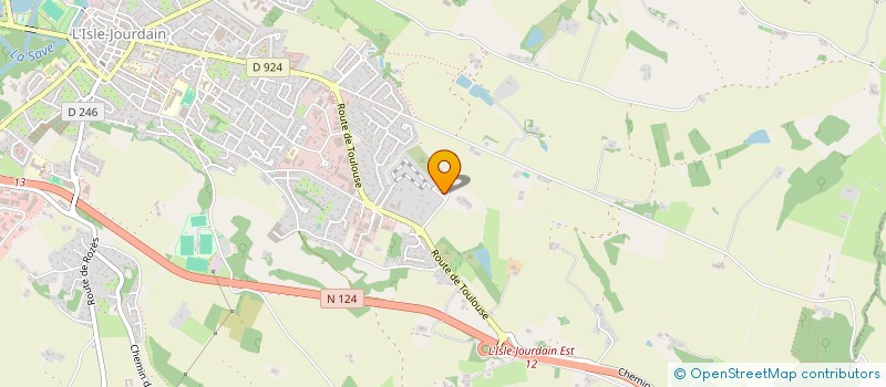 localisation de l'entreprise MADAME CORALIE LAFFORGUE  L'ISLE-JOURDAIN