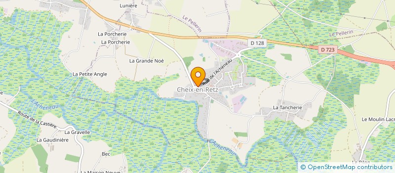 localisation de l'entreprise MADAME CORALIE LATTEUX  CHEIX-EN-RETZ