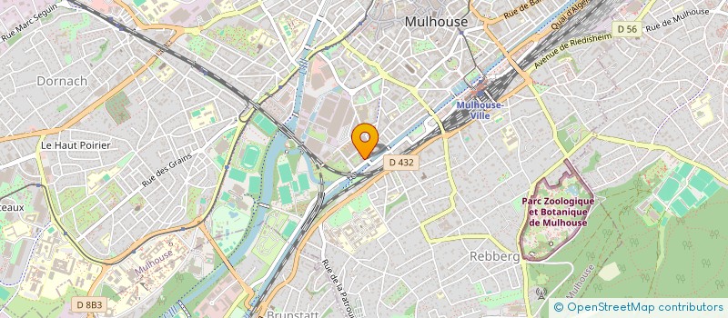 localisation de l'entreprise MADAME CORALIE LAUDICINA  MULHOUSE