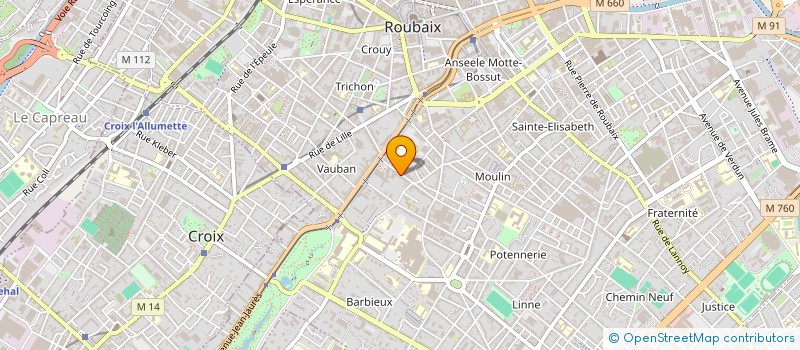 localisation de l'entreprise MADAME CORALIE LE CLEC'H à ROUBAIX