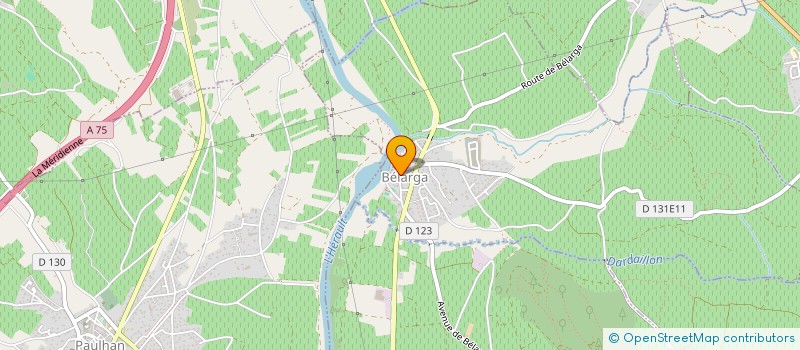 localisation de l'entreprise MADAME CORALIE LE ROY  AUMELAS