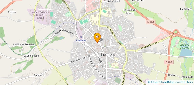 localisation de l'entreprise MADAME CORALIE LEBELTEL à LOUDEAC