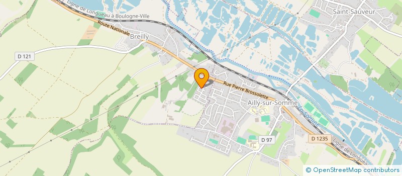 localisation de l'entreprise MADAME CORALIE LEBERTON  BREILLY