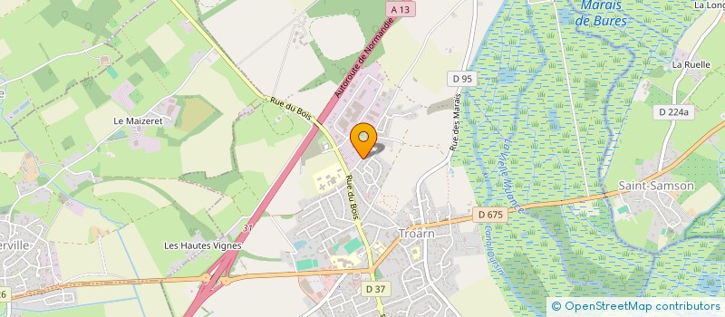 localisation de l'entreprise MADAME CORALIE LEBOUTEILLER  TROARN