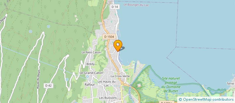 localisation de l'entreprise MADAME CORALIE LEBRUN  LE BOURGET-DU-LAC