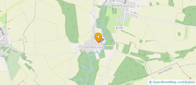 localisation de l'entreprise MADAME CORALIE LECOINTRE  FRECHENCOURT