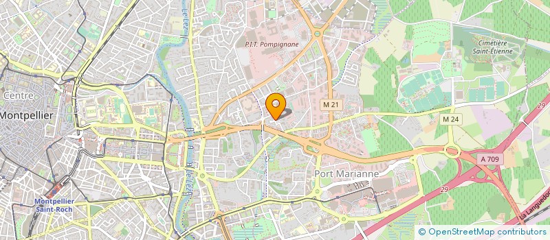 localisation de l'entreprise MADAME CORALIE LEMBERT à MONTPELLIER