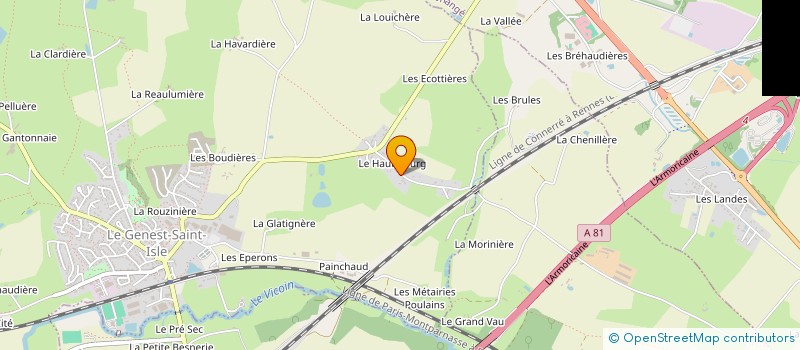 localisation de l'entreprise MADAME CORALIE LEMETAYER  LE GENEST-SAINT-ISLE