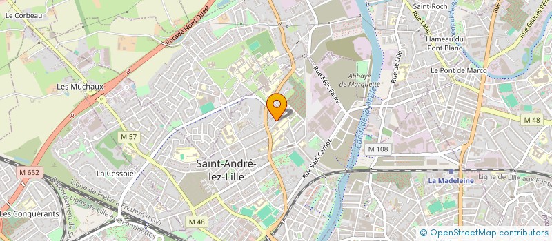 localisation de l'entreprise MADAME CORALIE LENNE à SAINT-ANDRE-LEZ-LILLE