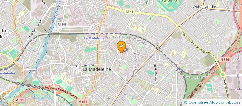 localisation de l'entreprise MADAME CORALIE LEPOT à MARCQ-EN-BARŒUL