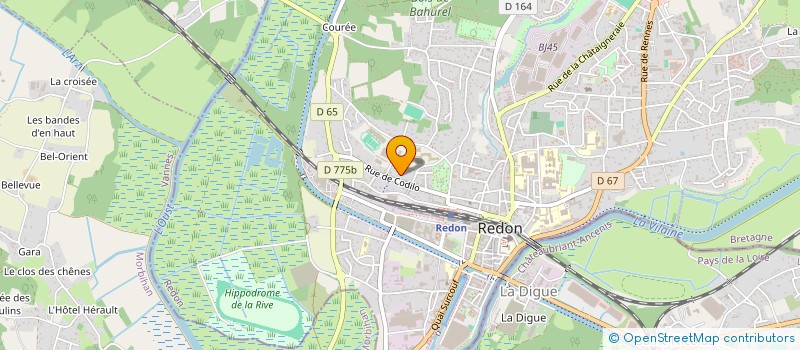 localisation de l'entreprise MADAME CORALIE LERAY à REDON