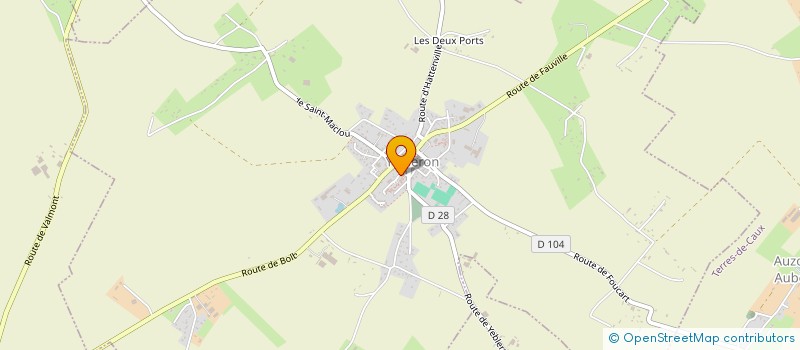 localisation de l'entreprise MADAME CORALIE LETELLIER  CANY-BARVILLE