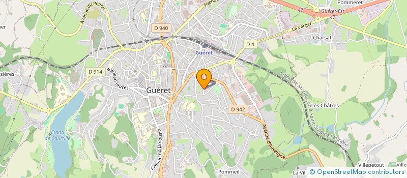 localisation de l'entreprise MADAME CORALIE LEULLIER  GUERET