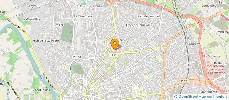 localisation de l'entreprise MADAME CORALIE LIEUTIER  BEZIERS