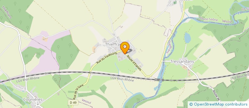 localisation de l'entreprise MADAME CORALIE LLADO  THIEFFRANS