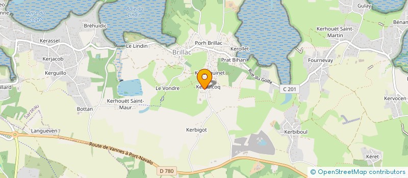 localisation de l'entreprise MADAME CORALIE LOISEAU  SARZEAU