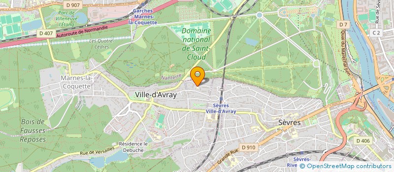 localisation de l'entreprise MADAME CORALIE LOLAGNE à VILLE-D'AVRAY