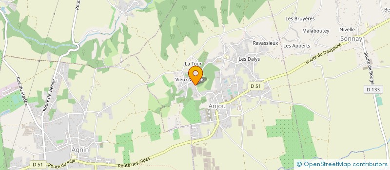 localisation de l'entreprise MADAME CORALIE LOPEZ à CHABEUIL