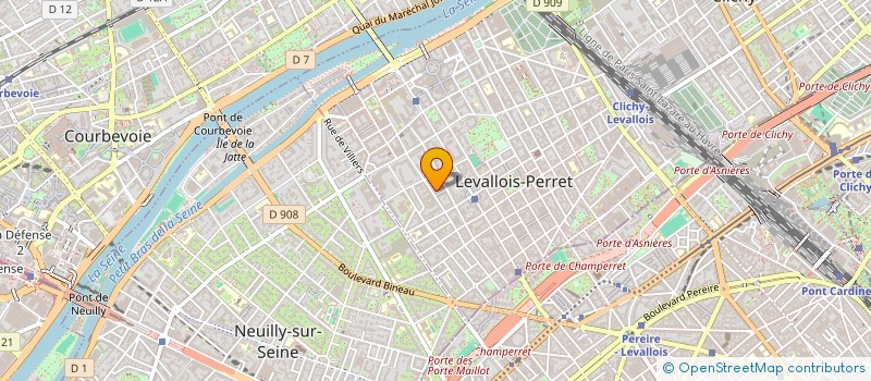 localisation de l'entreprise MADAME CORALIE LOPPIN à LEVALLOIS PERRET
