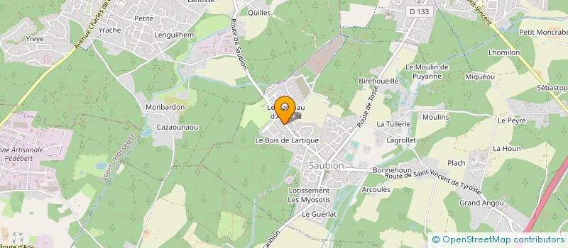 localisation de l'entreprise MADAME CORALIE LORMAND  SAUBION