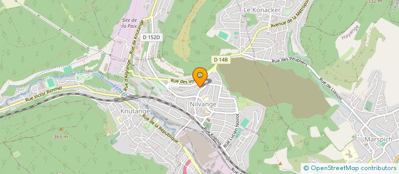 localisation de l'entreprise MADAME CORALIE MAESTRI  HAYANGE