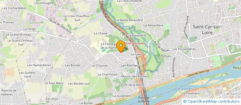 localisation de l'entreprise MADAME CORALIE MALLARDEAU  FONDETTES