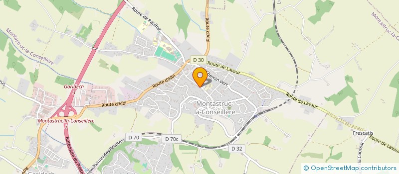 localisation de l'entreprise MADAME CORALIE MANHES  MONTASTRUC-LA-CONSEILLERE