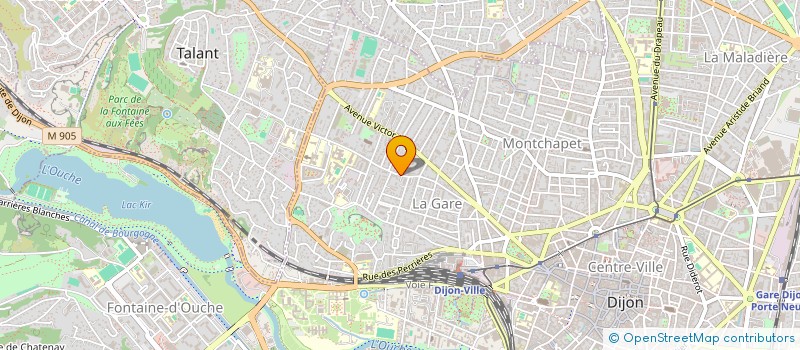 localisation de l'entreprise MADAME CORALIE MARCEL  DIJON