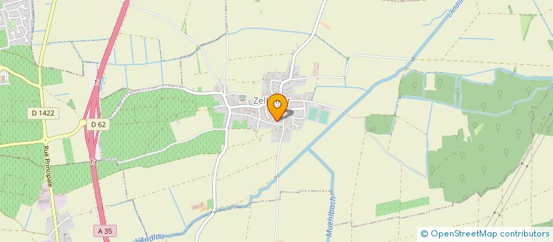 localisation de l'entreprise MADAME CORALIE MARFE  ZELLWILLER