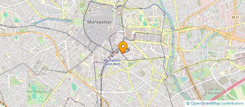 localisation de l'entreprise MADAME CORALIE MARGUERAY  MONTPELLIER
