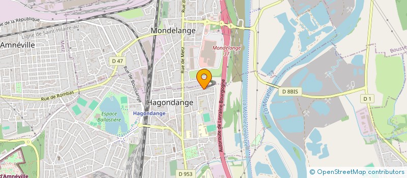 localisation de l'entreprise MADAME CORALIE MAROCK  HAGONDANGE