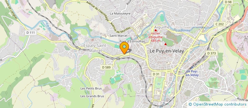 localisation de l'entreprise MADAME CORALIE MARTINEZ Y MANZANO  ESPALY-SAINT-MARCEL